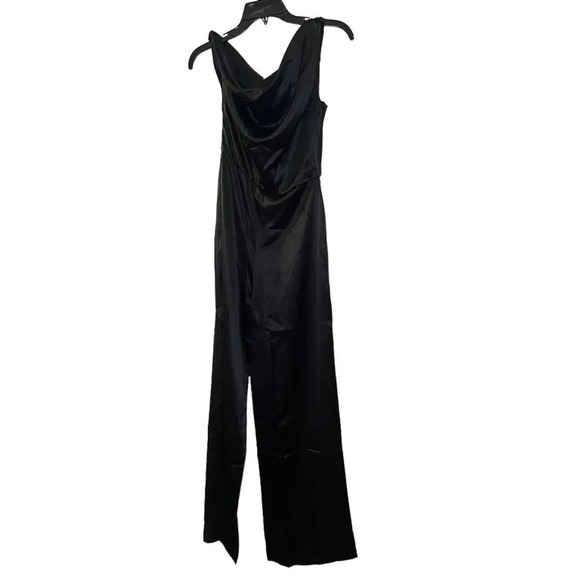 Reformation Annika Silk Jumpsuit NWT Size 2 - Picture 7 of 9